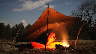 Solo Tarp Camping *Strange noises in the Night*