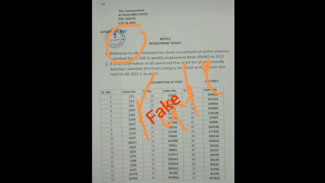 41 FAD new update | 41FAD result | 41fad result date  | 41 FAD result list reality