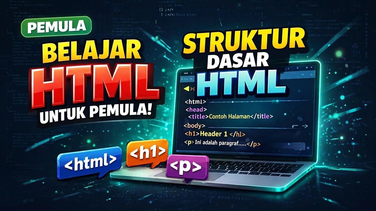 Belajar HTML untuk Pemula | Struktur Dasar HTML dengan VS Code - YouTube