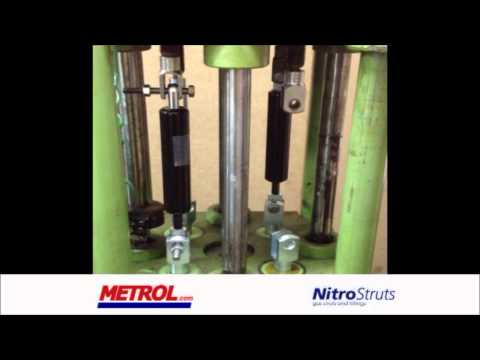 Traction Gas Strut Life Testing - video from Metrol