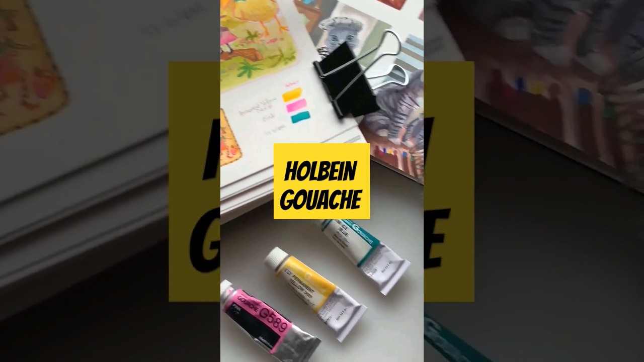 100% гуашь Holbein! 