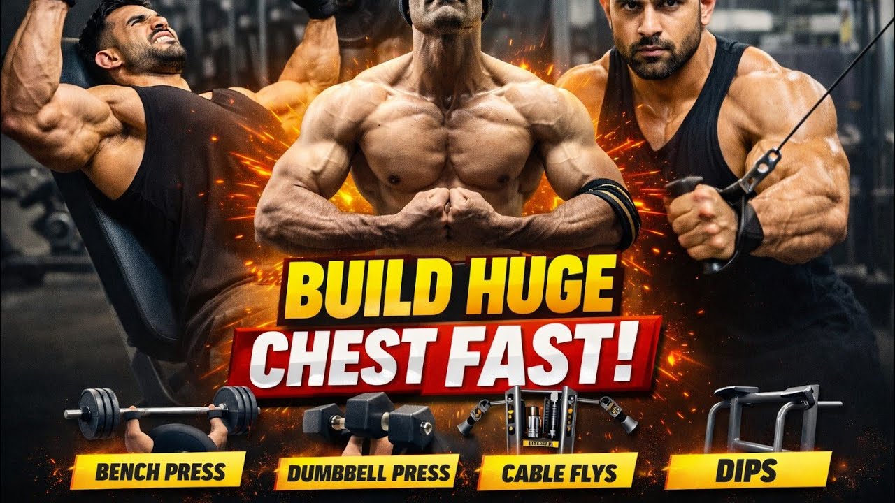 Build a HUGE Chest 💪 | Complete Chest Workout for Mass & Definition | Gym Workout