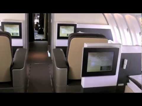 Brand new Lufthansa first class - Boeing B747-400