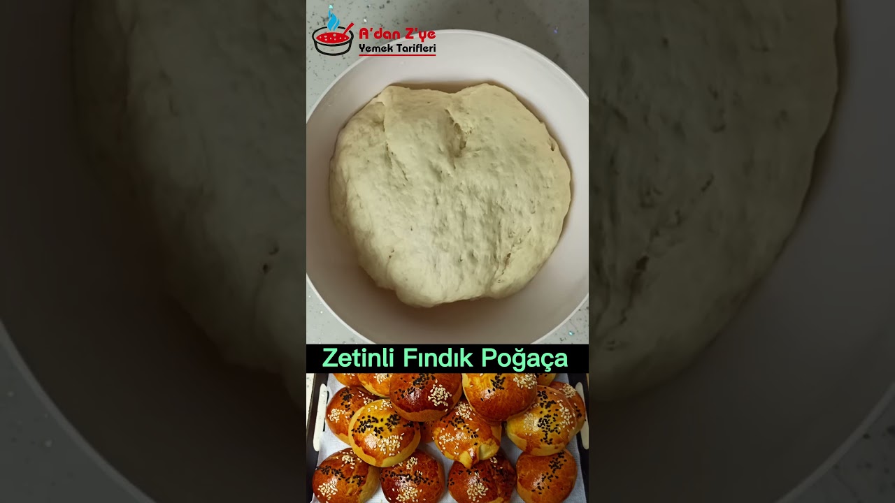 Zetinli Fındık Poğaça ???? #yemektarifi #yemektarifivideoları #poğaçatarifleri  #short  #shorts