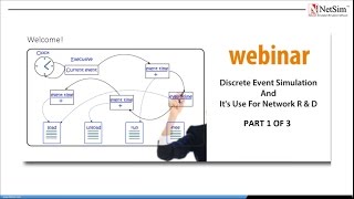 Webinar 22 Dec: Discrete Event Simulation and its use for network R&D Part 1 of 3
