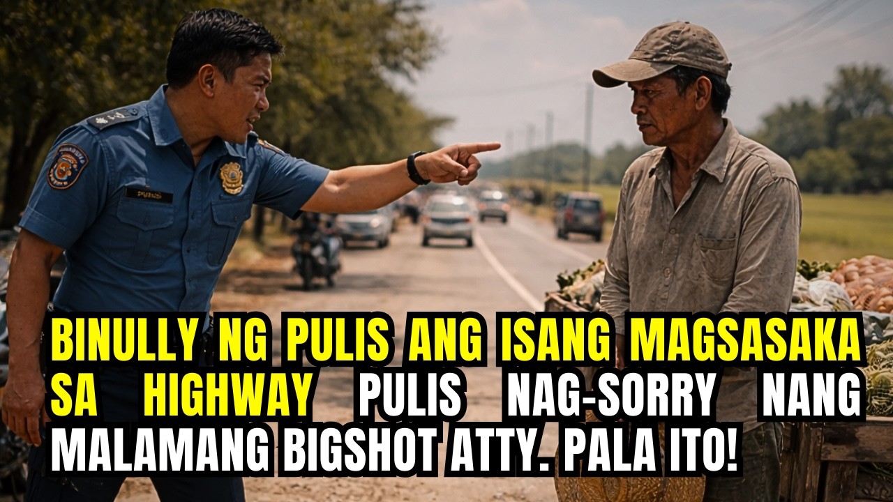 Binully Ng Pulis Ang Isang Magsasaka Sa Highway—pulis Nag-sorry Nang Malamang Bigshot Atty. Pala Ito