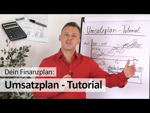 Umsatzplan Tutorial (Bestandteil Deines Finanzplans)