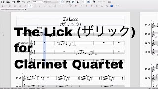 Za Liccc (ザリック) for Clarinet Quartet