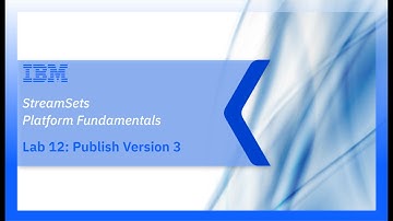 Lab 12 Video: Publish Version 3