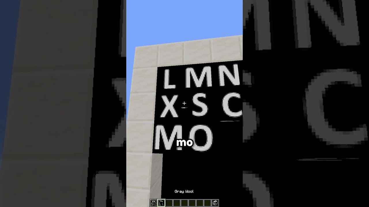 un wordle de verdad #shorts #minecraft