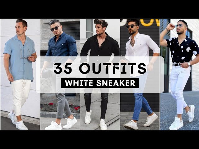 35 White Sneakers Outfit Ideas For Men 2022, SUMMER 2022