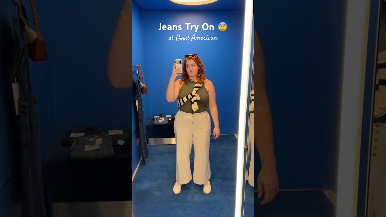 JEANS TRY ON AT GOOD AMERICAN 😩👎