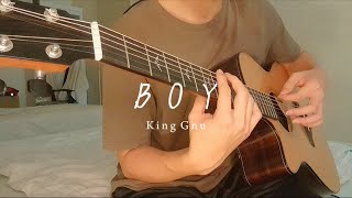 BOY - King Gnu  (fingerstyle guitar cover)  //王様ランキングOusama Ranking OP.  テマをアコギ一本で再現した