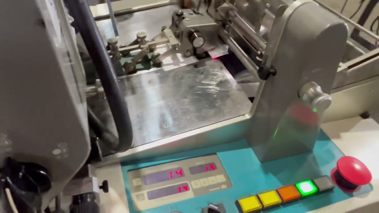 [中古]アルファ技研 オフセット印刷機naPro-V（NAPV1484）動作確認動画