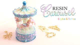 Resin Crafts - Carousel - Sophie and Toffee - June Elves Box - DIY