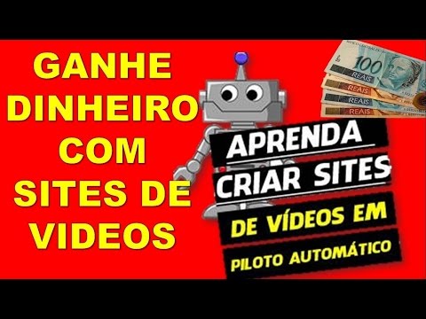 Resultado de imagem para Crie Site de VÃ­deos em Piloto AutomÃ¡tico - V 3.0