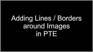 Lines and Borders
