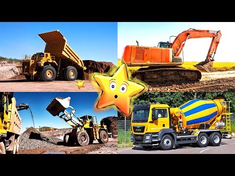 Изучаем строительный транспорт и спецтехнику - Карточки Домана - Развивающие мультики для детей