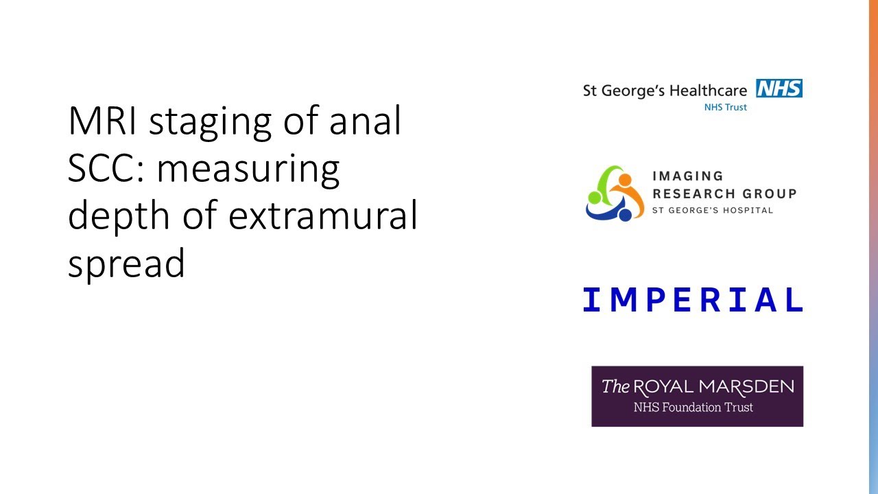 MRI staging of anal SCC: measuring depth of extramural spread (mrEMS)