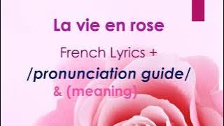 [Easy Lyrics] La vie en rose (Edith Piaf)