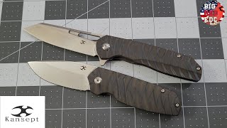 Kansept Turaco Ti: Exquisite Tiger Stripe Anodization