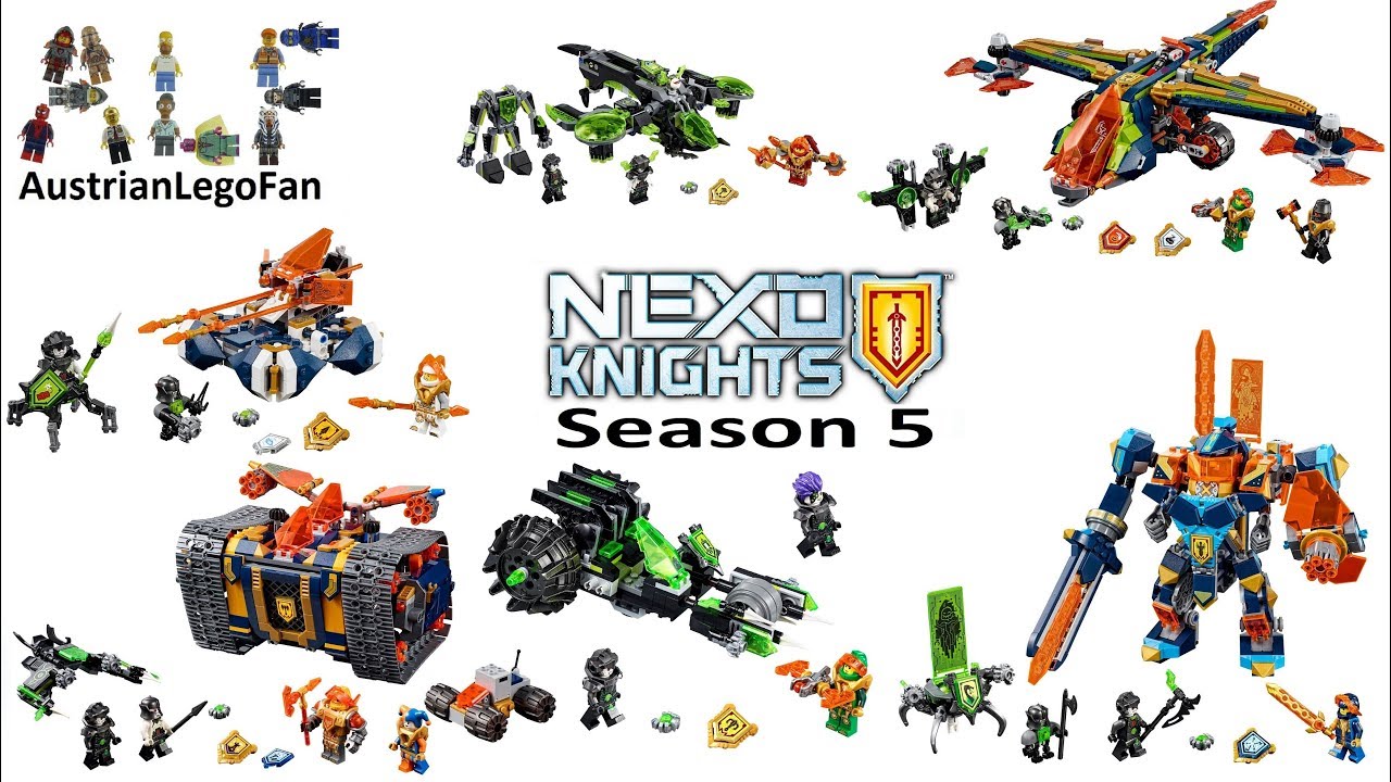 All Lego Nexo Knights Battle Suits 2017 - Lego Speed Build Review. 