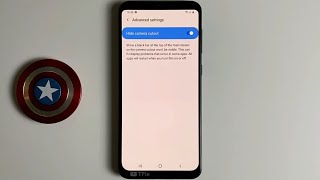 How to Hide the camera cutout on Samsung A50 Android 10 screenshot 5