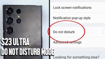 Samsung S23 Ultra S23 S23+  How to Turn ON "Do Not Disturb"