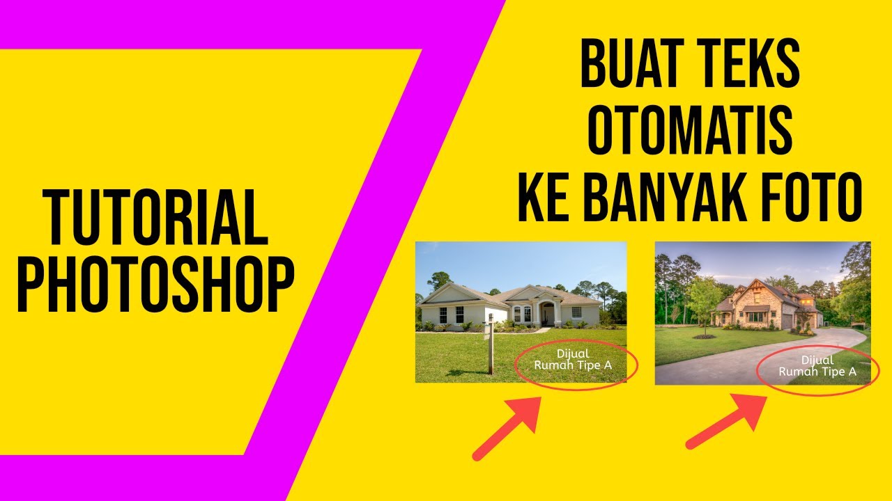 Tutorial Photoshop | Copy Paste Tulisan ke Beberapa Foto - YouTube
