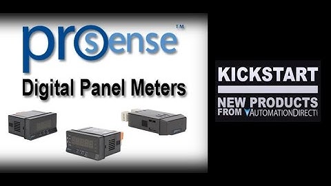 ProSense Digital Panel Meters from AutomationDirect
