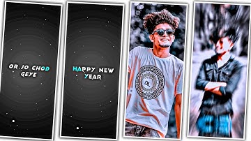 Happy New Year Status Video Editing 2023 Alight Motion || New Year Video Editing || Happy New Year