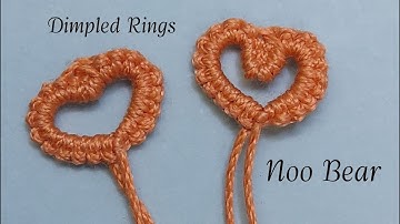 Shuttle Tatting: Dimpled Rings