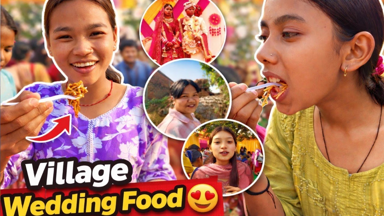 Gaon Ki Shaadi Mein Noodles?! 😱 Wedding Food Vlog #wedding #vlog 