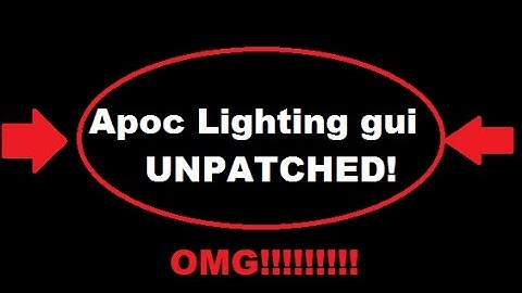 HOW TO HACK ON (APOC UNPATCHED)