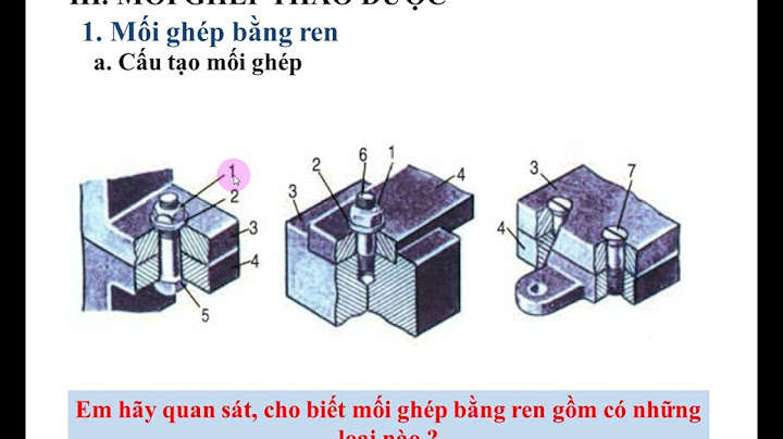 Mối ghép không tháo được là gì cho ví dụ năm 2024