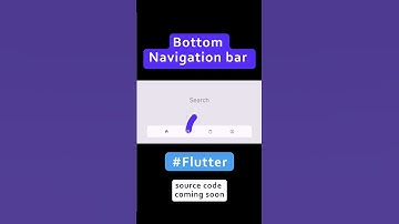 Bottom Navigation Bar Animation #Flutter