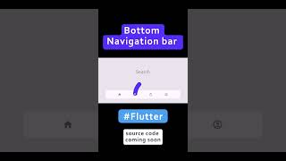 Bottom Navigation Bar Animation #Flutter