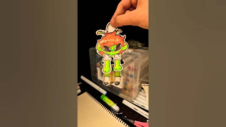 🎃 tutorial on how to make your character move! #shorts #alien #art #artandcraft #craft #fpy #meme 🎭 thumbnail