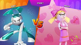 Nickelodeon All-Star Brawl Arcade Mode - Very Hard Dlc Jenny Gameplay