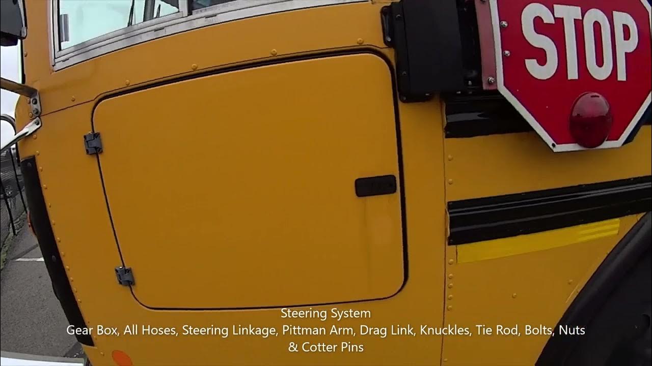 Beginner CDL Class B School Bus Steering System YouTube