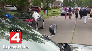 Heavy police presence at shooting scene on Detroit's east side