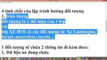 Buổi 4 - Làm Quen Lập Trình Hướng Đối Tượng - [1/2]
