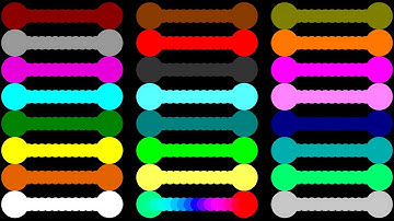 Shutter Crush 26 Colors Worm Survival Race in Algodoo