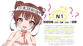 【日本語勉強】 最高レベルN1挑戦！ / 제일 어렵다는 N1 도전! [NIJISANJIKR /イロハ]