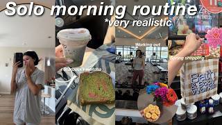 SPEND THE MORNING WITH ME! | Working out, Starbucks, shopping for spring