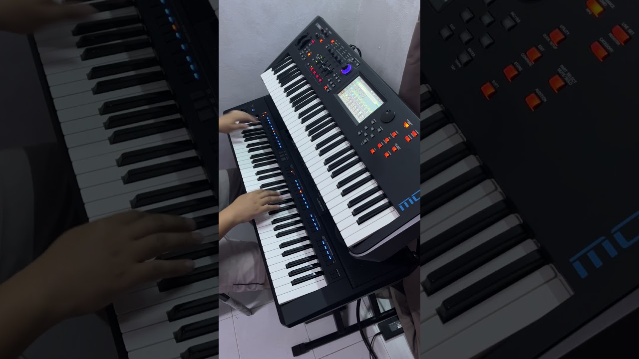 双电子琴演奏 贺新年 (Cover by~Bu) 