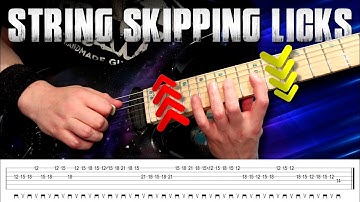 String Skipping Licks + TABs