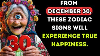 From December 30, these zodiac signs will experience true happiness.