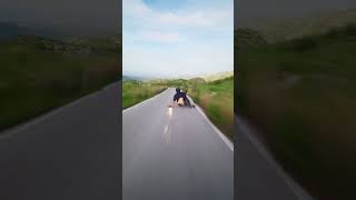 Fun..Playing Skateboard on Mountain Roads #shorts
