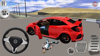 Honda Civic 2.0 Type-R Drift & Sürüş Simülatörü || Typer Driving Simulator #4 Android Gameplay screenshot 2